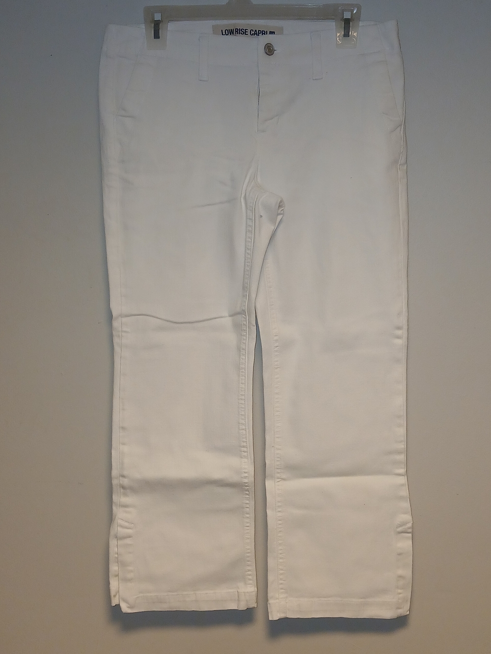 Gap Low Rise Capri Stretch Jeans - White